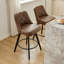 Faux Leather Swivel Accent Chair