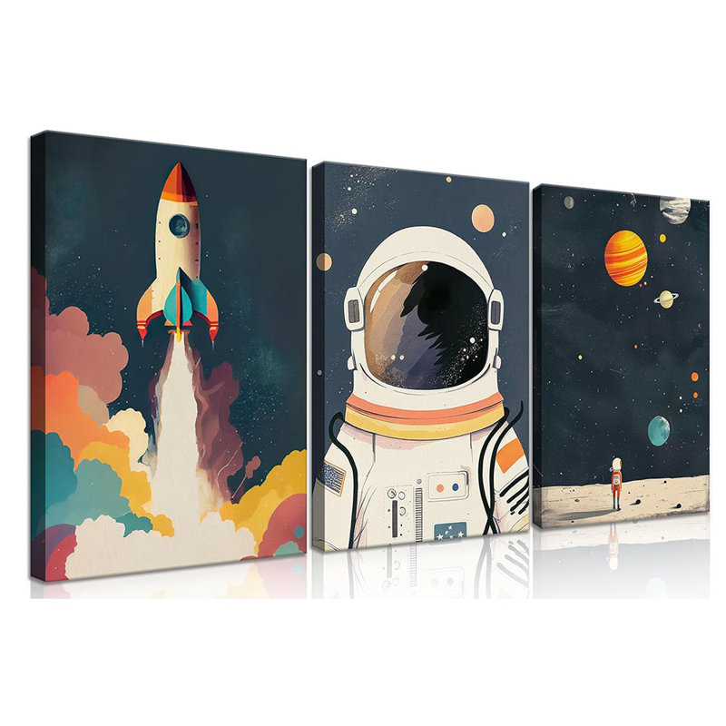 3 Piece Wrapped Canvas Print