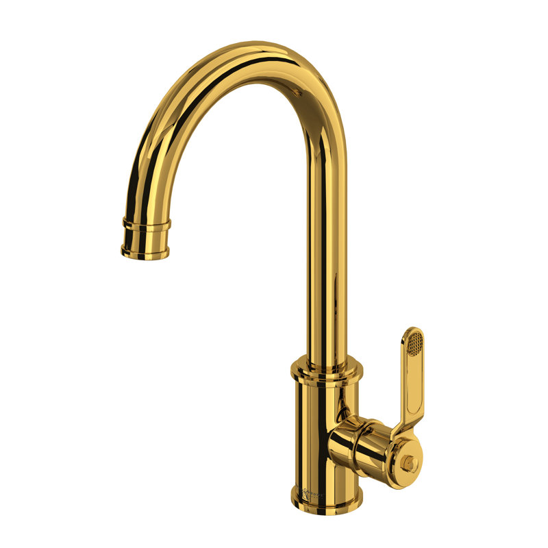 Armstrong Bar Faucet with Accessories, Unlacquered Brass