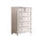 Artistic Light Wood Dresser Copper Details