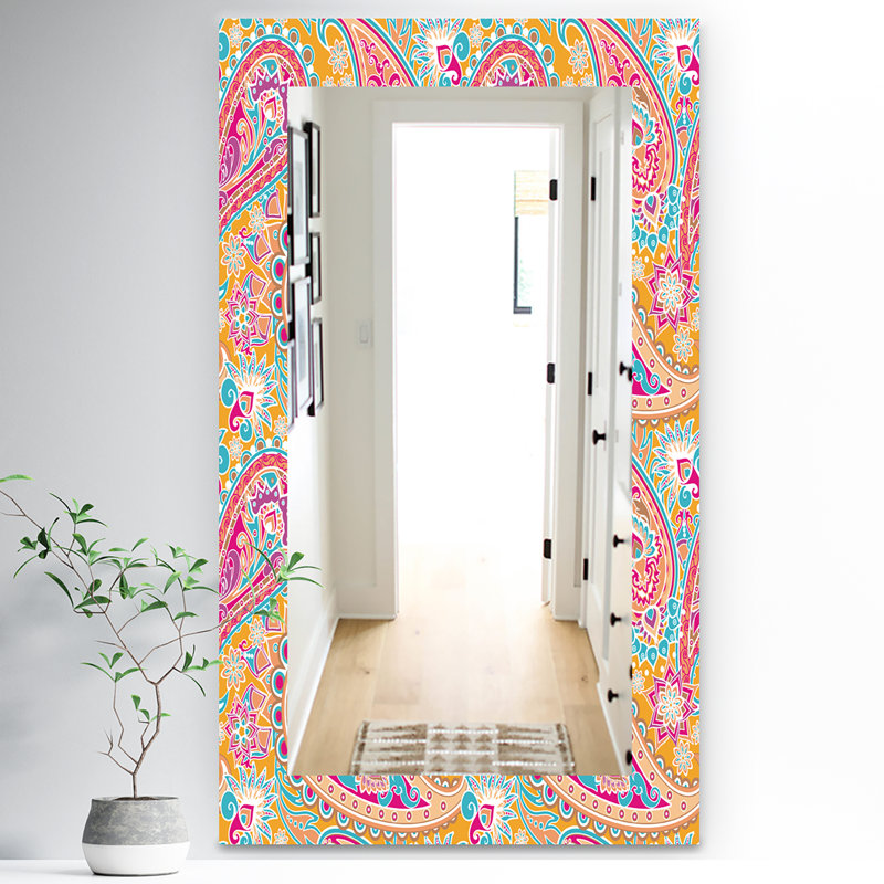 Miroir mural 18 plumes, H 39,4 po x l 29,5 po x P 0,24 po