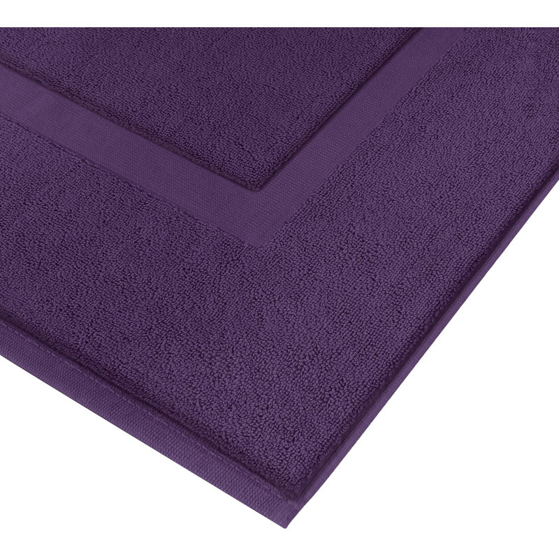 Rectangle Bath Rug, Plum