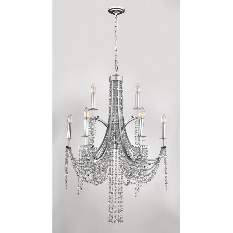 Kenniyah Steel Dimmable Classic / Traditional Chandelier