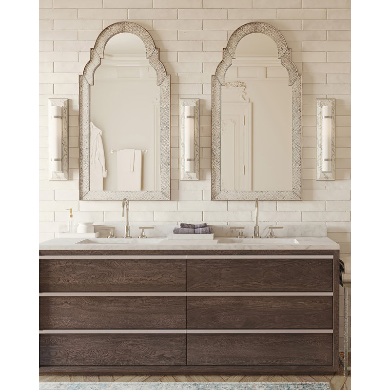 Bruneau 1 - Light Flush Mounted Sconce, Natural Alabaster/Polished Nickel