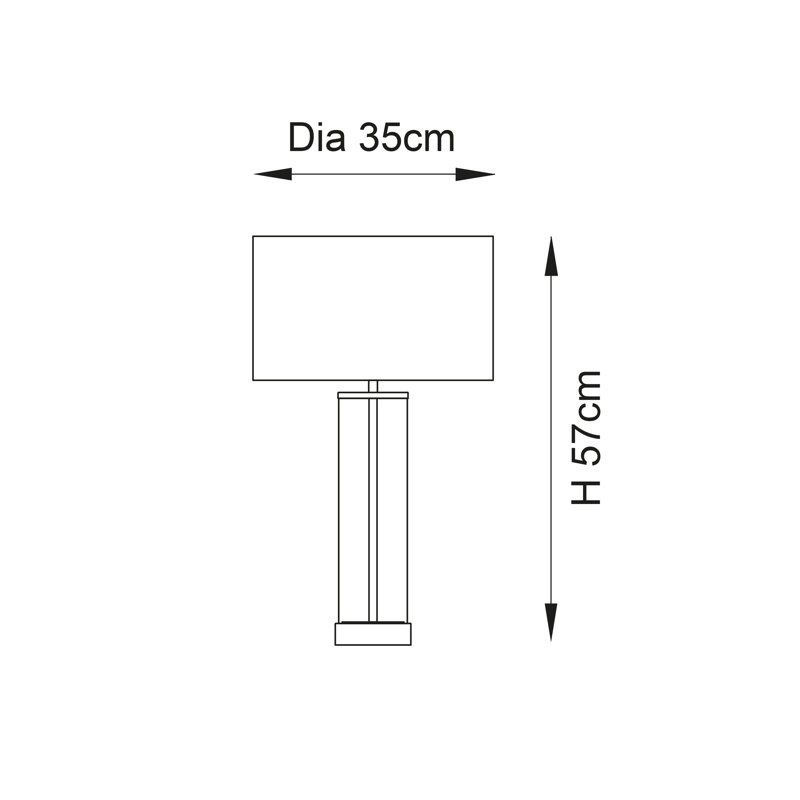 Harkeem Metal Table Lamp