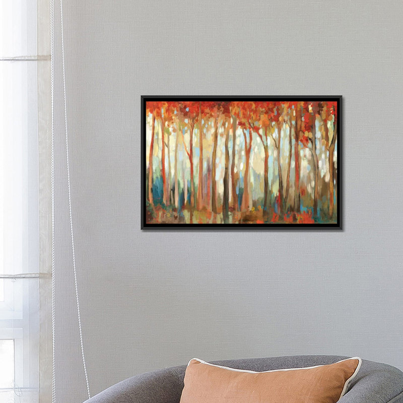 Marble Forest I par Allison Pearce - Impression sur toile tendue sur châssis, Toile avec cadre noir, Pas de tapis