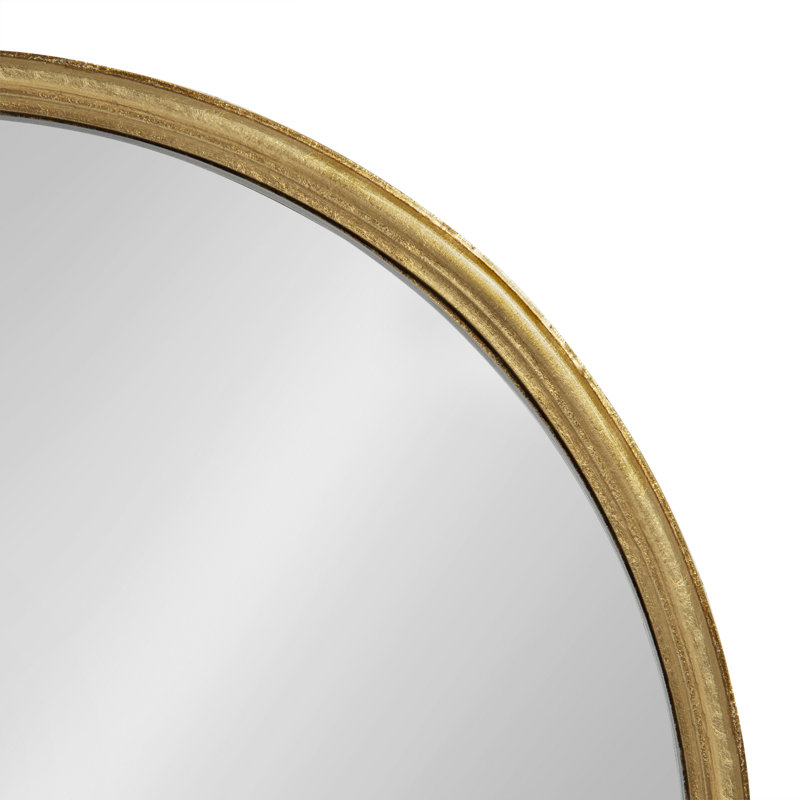 Minuet Engineered Wood Flat Mirror, 36" x 36", Gold