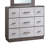 Dresser(Without Mirror) , Gray/Oak