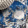Strausstown Marbled Abstract Dark Gray/Blue Rug