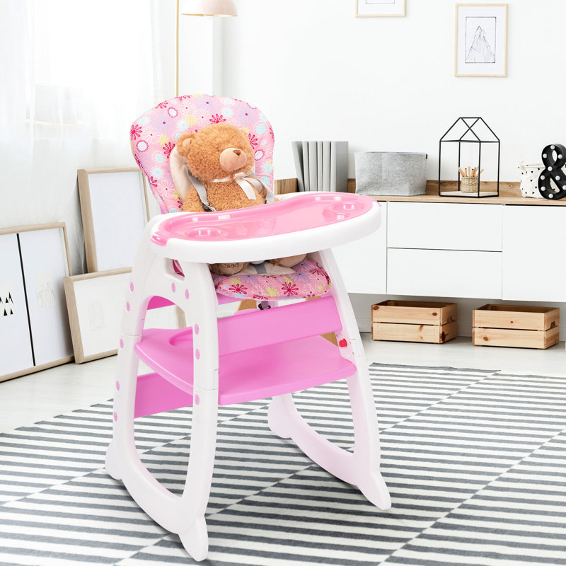 Réglable avec une construction stable et une chaise polyvalente à finition rose