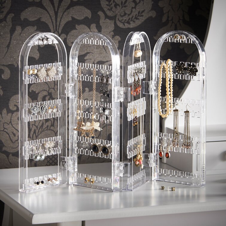 ABOUT SPACE Earring Organizer Acrylic Earring Stand Holds upto 36 Pairs  Jewelry hanger Vanity Box Price in India  Buy ABOUT SPACE Earring Organizer  Acrylic Earring Stand Holds upto 36 Pairs Jewelry