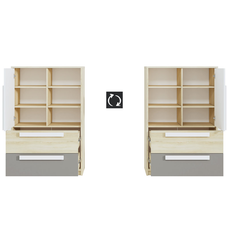Azani 92cm Sideboard, Platinum Grey