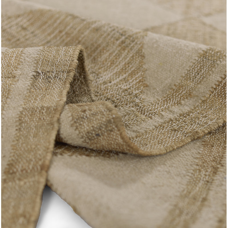 Erin Gates by Momeni Orchard Court Ivory Hand Woven Wool and Jute Area Rug, Rectangle 8' x 10'