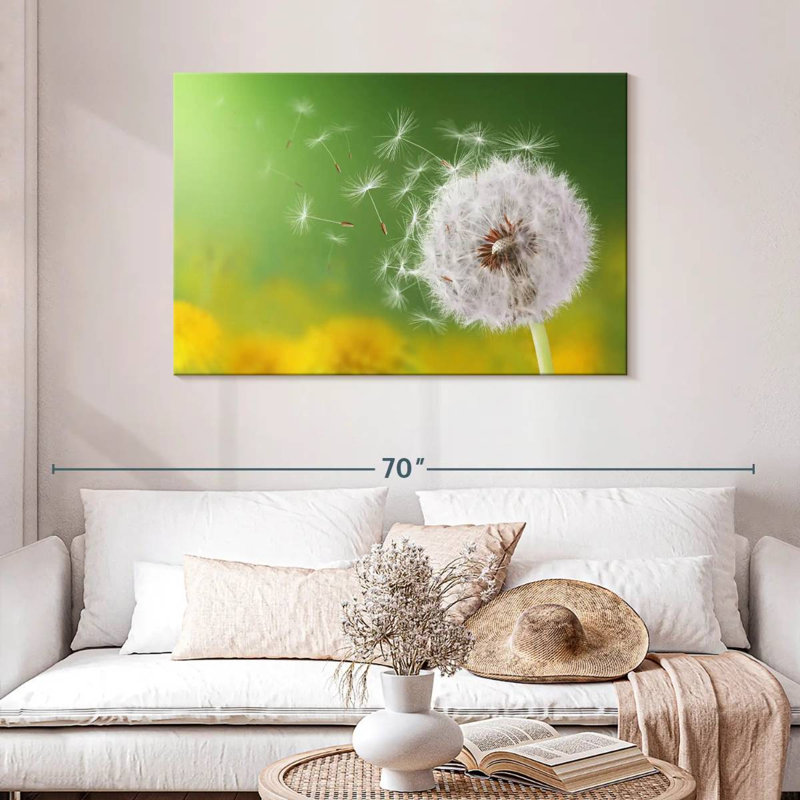 Harnek Dandelion Seeds In The Wind, 30" H x 45" W
