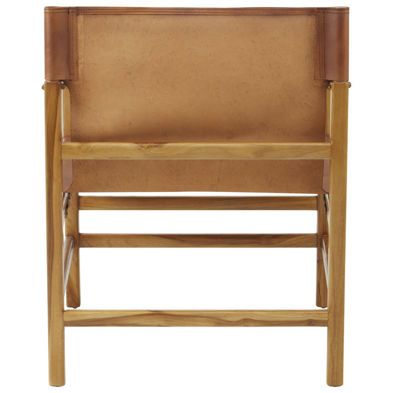 Natalie Upholstered Armchair, Natural, Brown