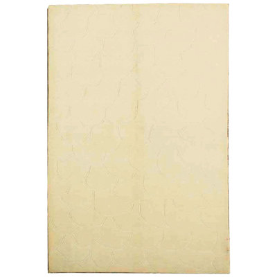 Tapis ivoire noué à la main de haute qualité