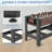 54” 4-in-1 Swivel Multi-game Table - Combo Game Table Set with Air Hockey, Billiards, Foosball, Ping Pong