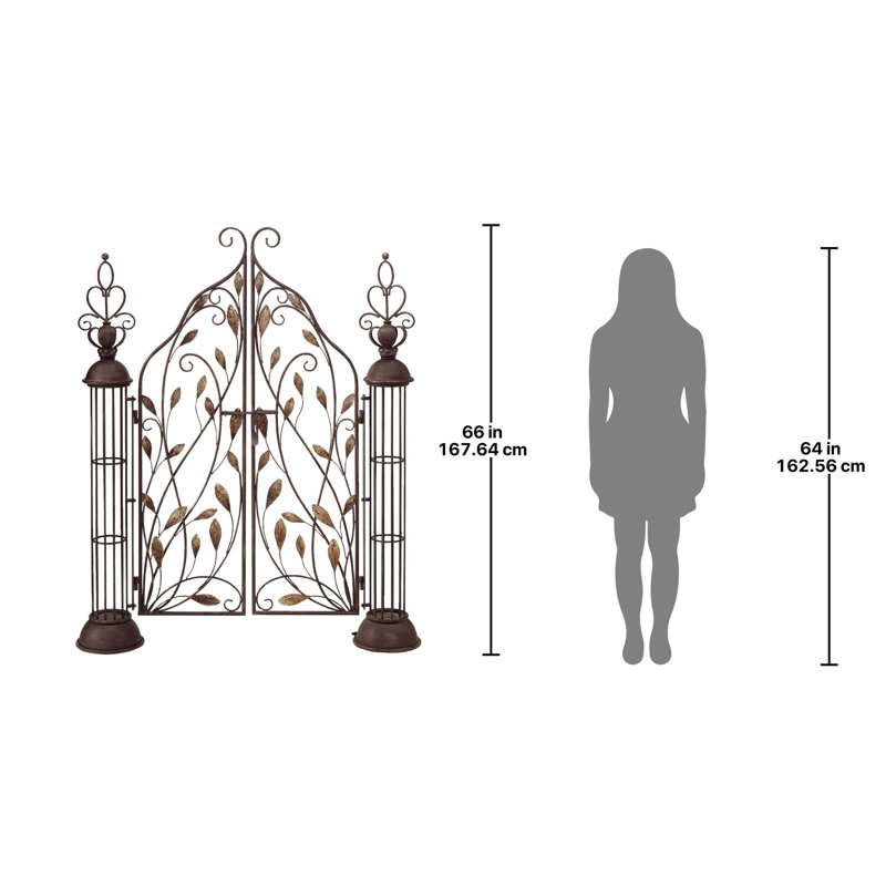 Barrière de jardin en métal princess’entrée