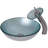 Novatto 16'' Glass Circular Bathroom Sink with Faucet-16539084