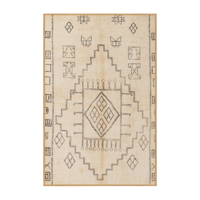 Tapis abstrait moderne 5351, Rectangle de 2 pi x 3 pi