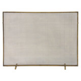 Gita 1 Panel Iron Fireplace Screen