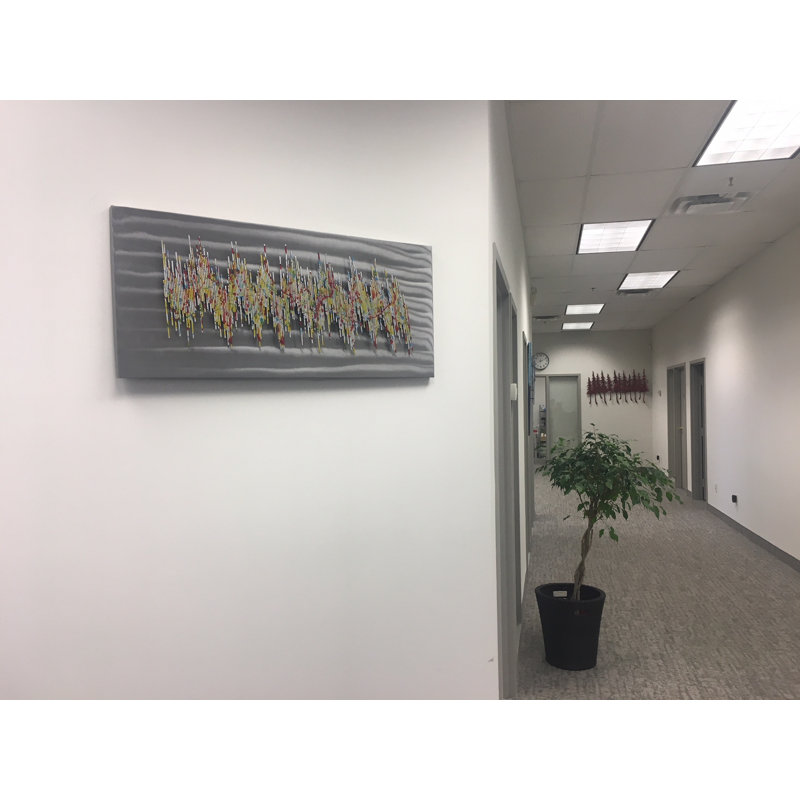 Handmade Modern Abstract Wall Decor on Metal