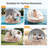 73" Tanning Pool Lounger Float With Retractable & Removable Canopy Spf50+ White