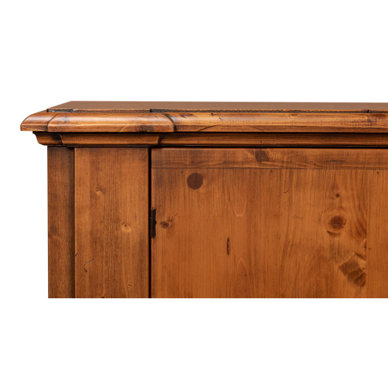 Crested 96'' W Solid Wood Sideboard, Noce Anticato