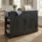 Four-Door Kitchen Island, Kitchen Trolley-1804752137