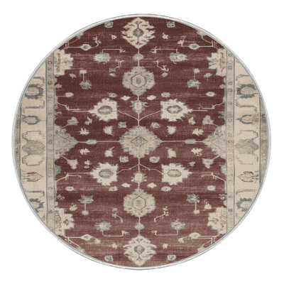 Machine Washable Overdyed Beige Area Rug