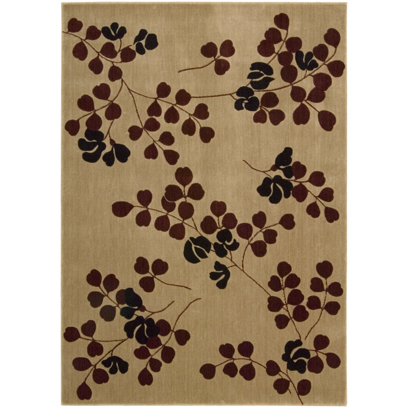 Tapis brun clair Patti, Rectangle 5 pi 3 po x 7 pi 4 po