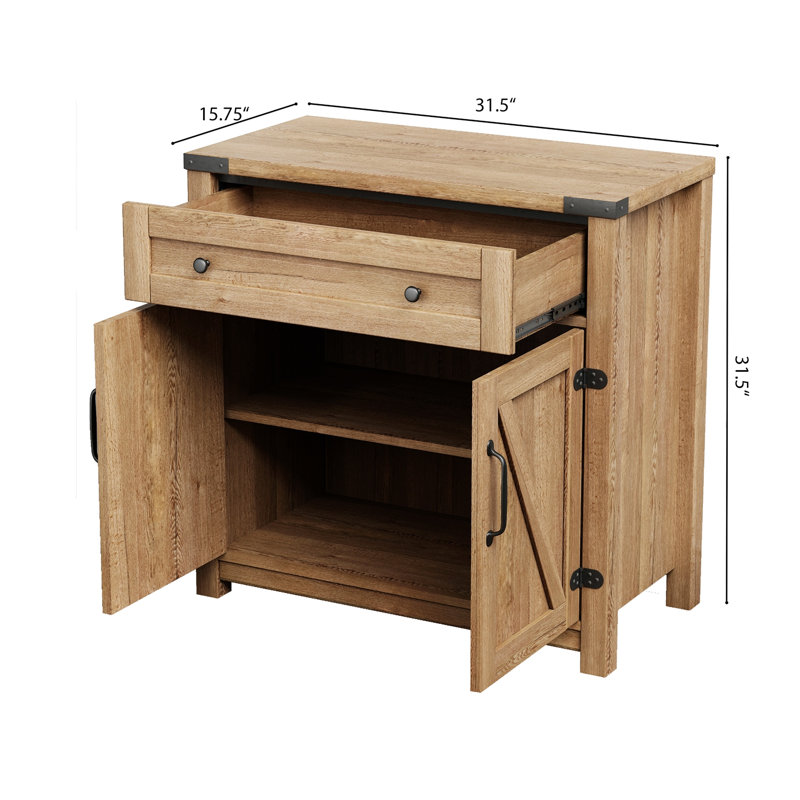 Armoire d'appoint Immie, Brun clair