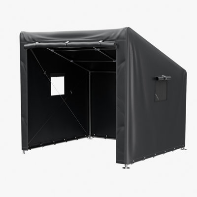 6 x 5ft Outdoor Garden Storage Shelter Bike Tent with Roll-Up Zipper Door