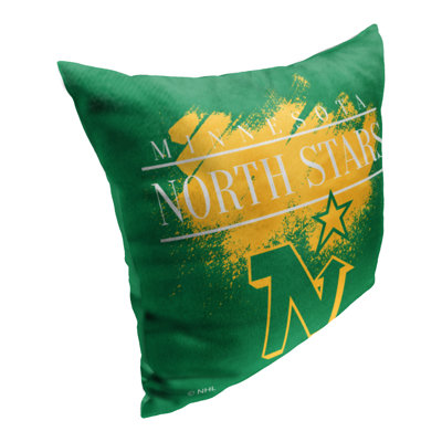 NHL Vintage Burst North Stars Printed Throw Pillow