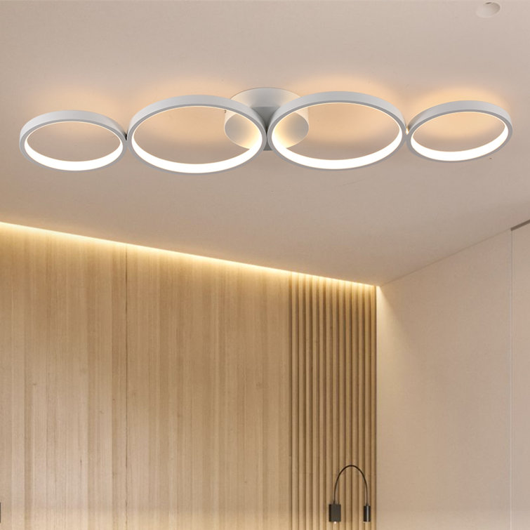 Kealen Acrylic LED Flush Mount