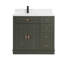 Meuble-lavabo simple en bois massif 36 po avec plateau en marbre d'ingénierie 1 po-106492139-106492140