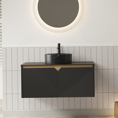 Bathroom Vanity With Sink, Wall-Mounted Storage Cabinet For Bathroom