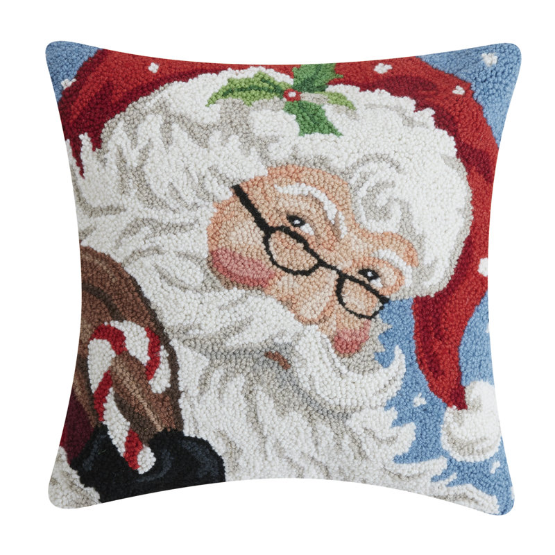 Wool Throw Square Pillow Cover & Insert