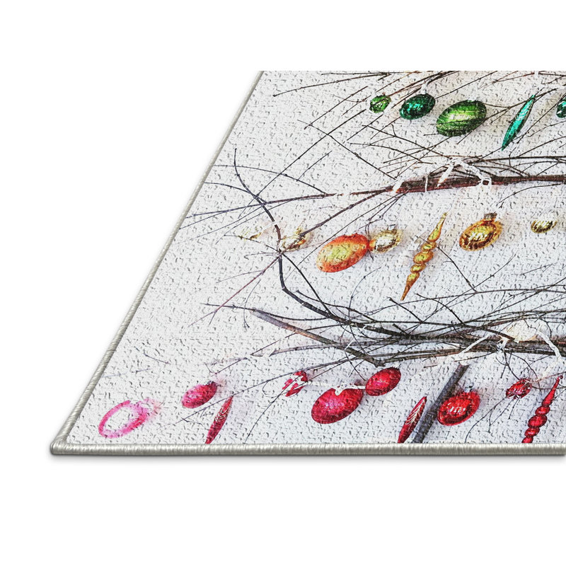 Abstract Indoor Rug, Rectangle 4' x 6'