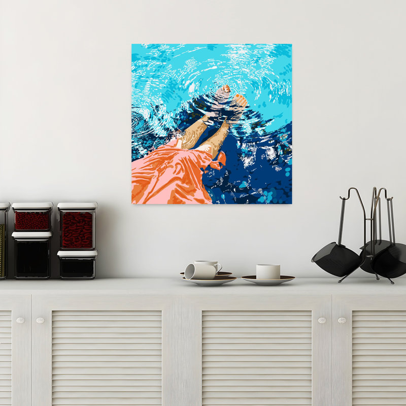Art contemporain, art mural contemporain, H 18" x l 18"