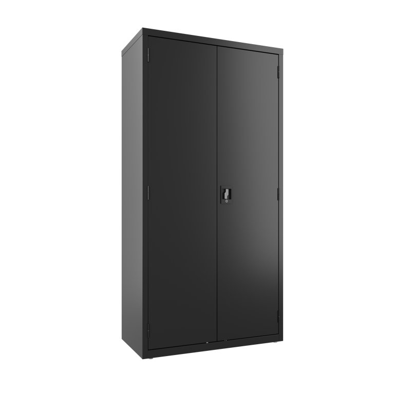 Armoire de rangement H 72 po x l 36 po x P 18 po, Noir