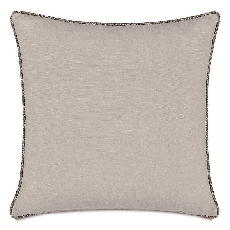 Zeylin Metallic Decorative Pillow, Square 27"