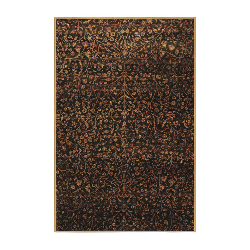 Tapis brun traditionnel Traditional 2521, Rectangle 6 pi x 9 pi