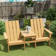 Danese All-Weather HDPE Adirondack Loveseat Chair with Table