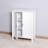 Bathroom Storage Cabinet In White With Double Doors And Adjustable Shelf - Maximizes Limited Space Door Enhances Organization Of Your