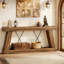 Console 70,9 pouces avec rangement, canapé-lit étroit en bois pour le couloir, l'entrée et le salon-120141163