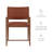 Morrow Upholstered Arm Chair in Brown