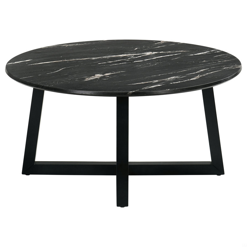 Round Marble-Like Smarttop Coffee Table