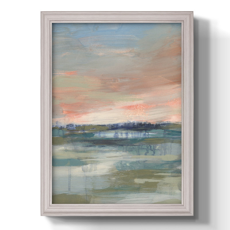 Glausen Vast Marsh I, peinture sur toile encadrée, H 25 po x l 21 po x P 2,5 po