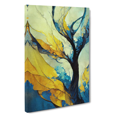 Abstract Tree No.3 - Wrapped Canvas Print